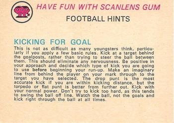 1977 Scanlens VFL #41 Alan Mangels Back